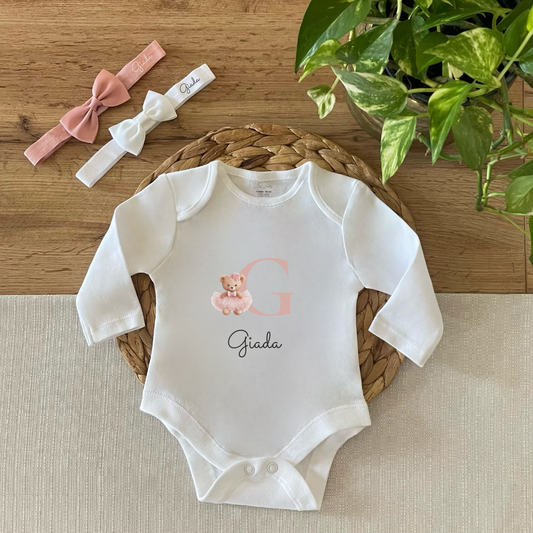 Body neonato manica lunga