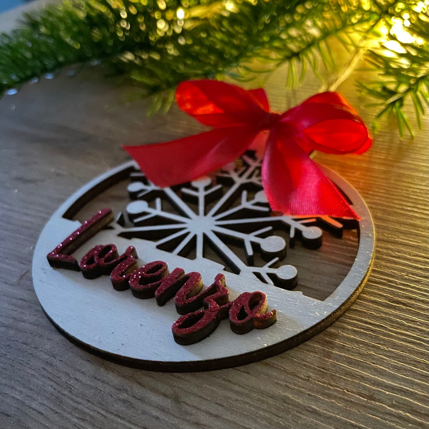 Pallina albero con Nome