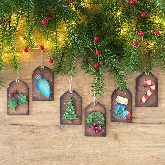 Tag Natale in legno