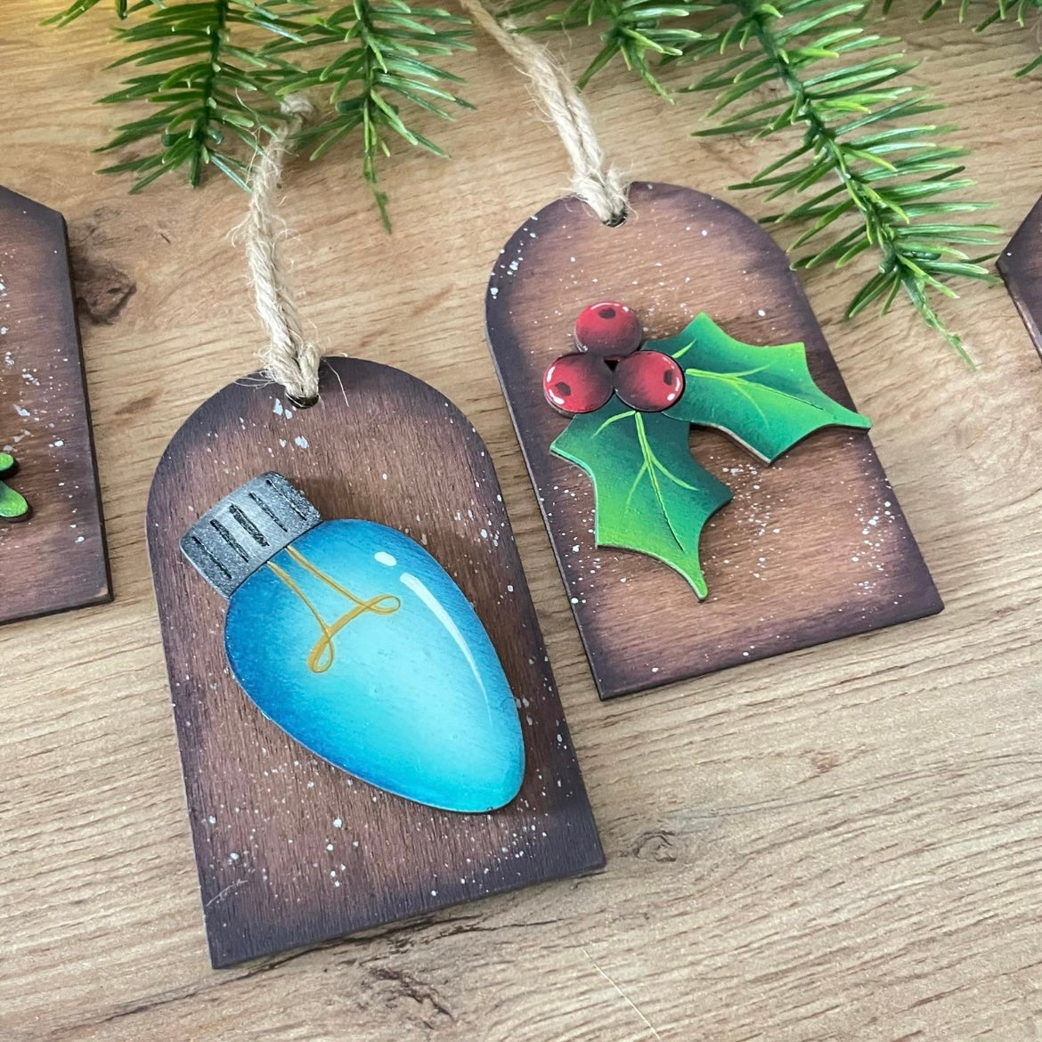 Tag Natale in legno