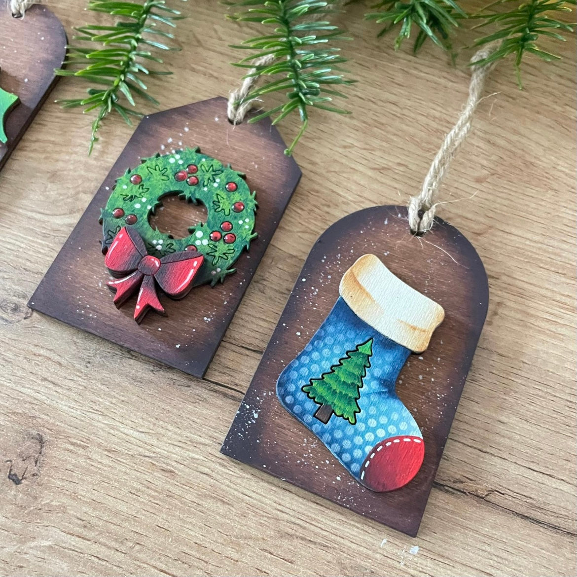 Tag Natale in legno